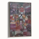 Abstract Garden Wall Art - "Rose Garden" by Paul Klee in Rich Tones