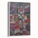 Abstract Garden Wall Art - "Rose Garden" by Paul Klee in Rich Tones