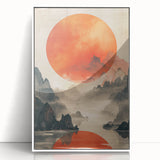 Framed abstract minimalist wall art featuring soft white and beige colors, perfect for modern decor. Displayed in an elegant acrylic frame, ideal for enhancing living spaces.