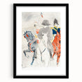 Napoleon and Horsemen - Impressionist Art by Toulouse-Lautrec