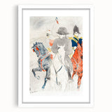 Napoleon and Horsemen - Impressionist Art by Toulouse-Lautrec