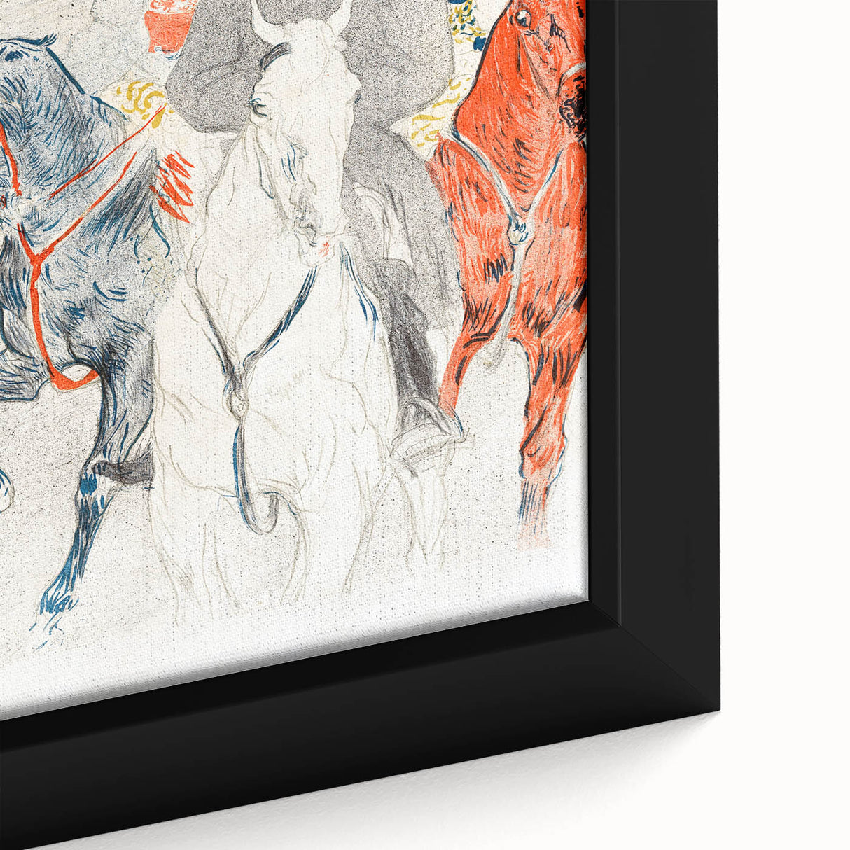 Napoleon and Horsemen - Impressionist Art by Toulouse-Lautrec