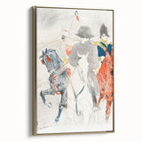 Napoleon and Horsemen - Impressionist Art by Toulouse-Lautrec