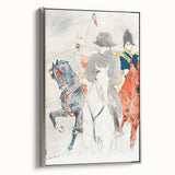 Napoleon and Horsemen - Impressionist Art by Toulouse-Lautrec