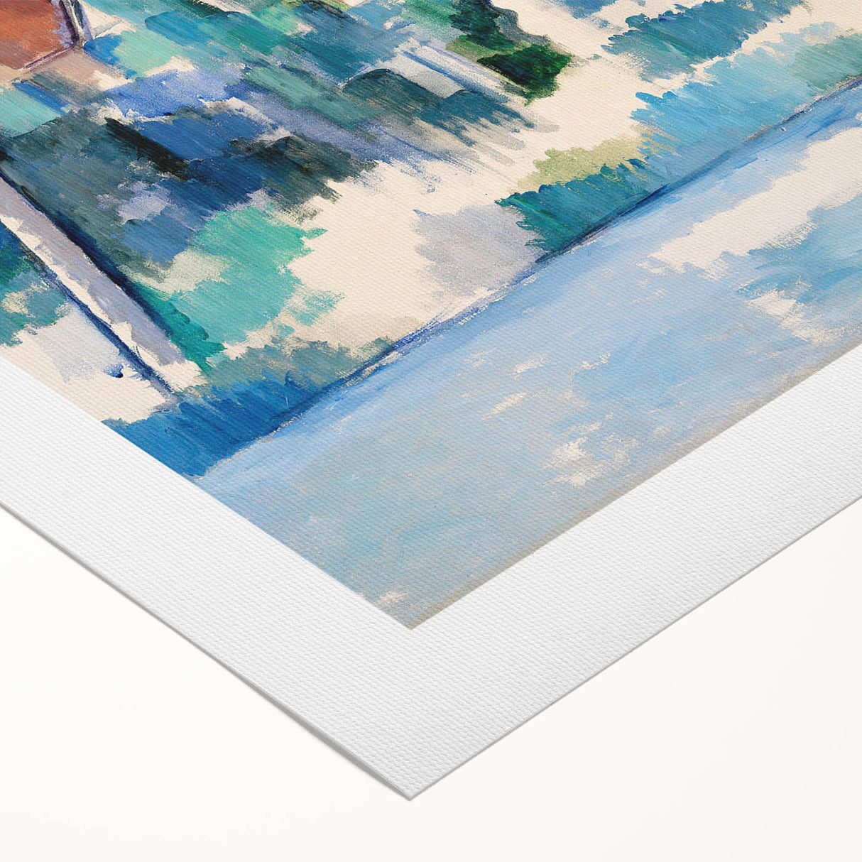 Modern Wall Art: Abstract Church Scene – Contemporary Minimalist Decor