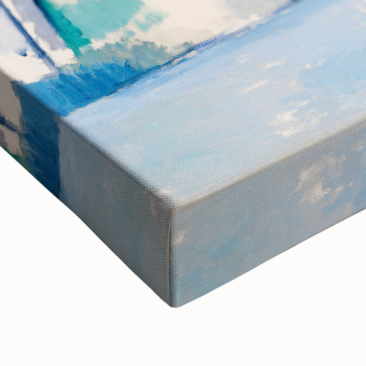 Modern Wall Art: Abstract Church Scene – Contemporary Minimalist Decor