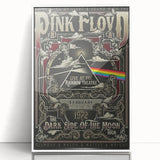 Pink Floyd Dark Side of the Moon Retro Wall Art Poster