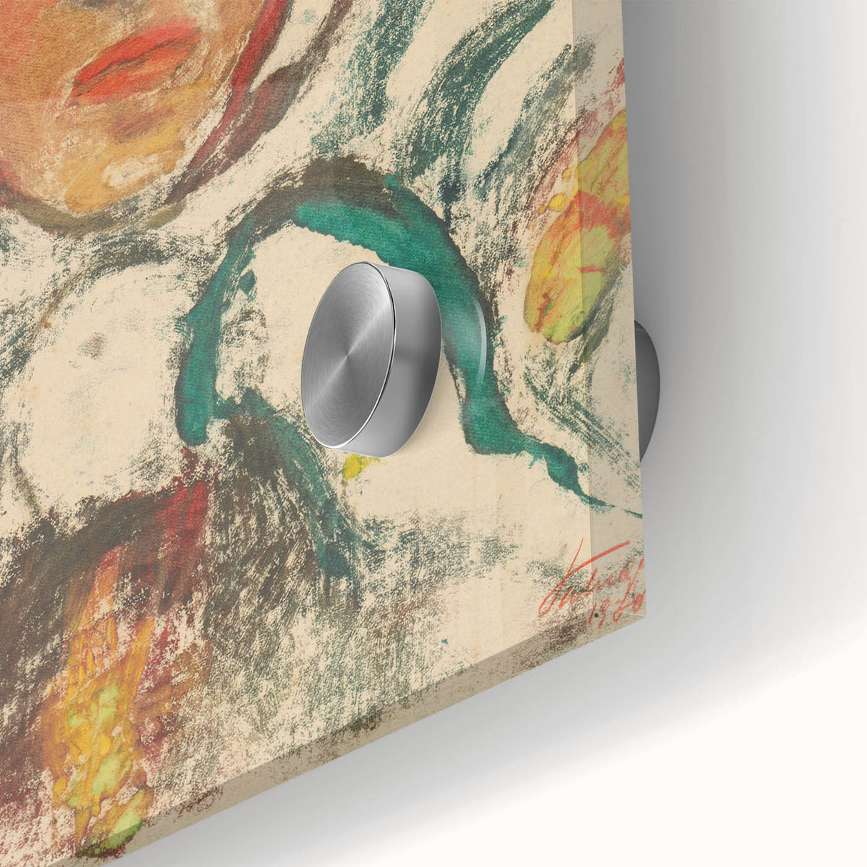 Realism Art Print: Expressive Villager Portrait Realism Canvas Wall Art