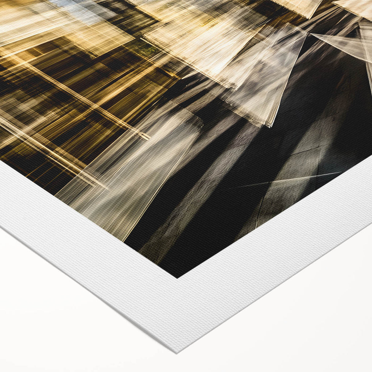 Architectural Burst – Modern Dynamic Abstract Motion Wall Art
