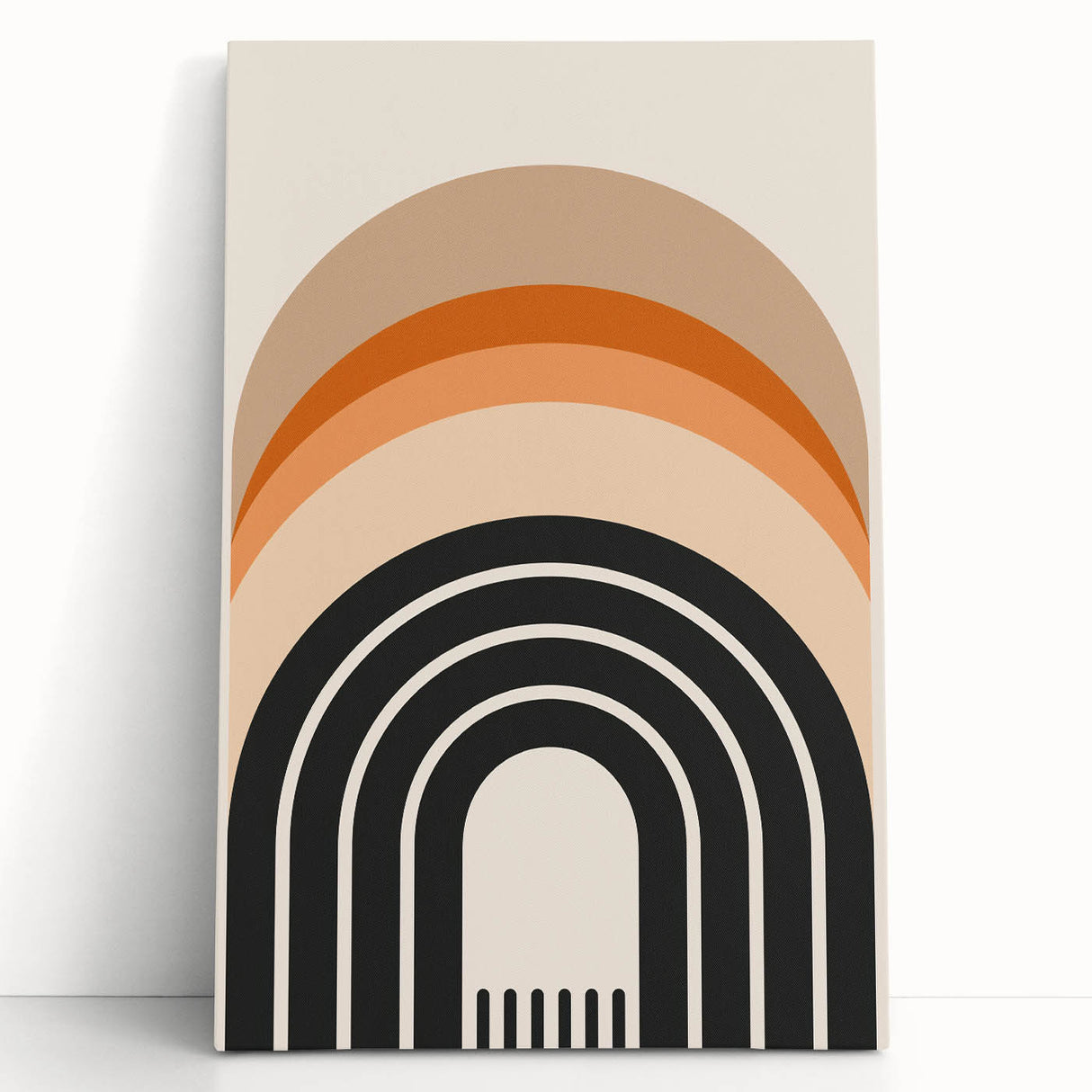 Modern Dining Room Art - Geometric Framed Arch Wall Decor