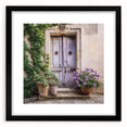 Extra large abstract art print featuring colorful, textured brush strokes on a framed canvas, ideal for living room decor.