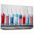 Patriotic Ice Cream Drinks - 4th of July Beverage Wall Art