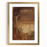 László Mednyánszky's Autumn Mood - Rustic Impressionist Landscape Print