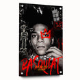 Fiery Passion Pop Art Wall Art – Bold Black, Red, and White Canvas