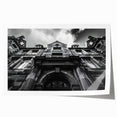Extra large rolled print of Rome scenery with soft pastel shades, ideal for art wall dining room.