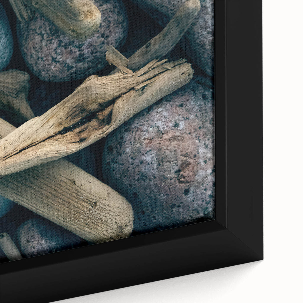 Extra large framed canvas featuring a textured, colorful abstract design, ideal for living room decor.