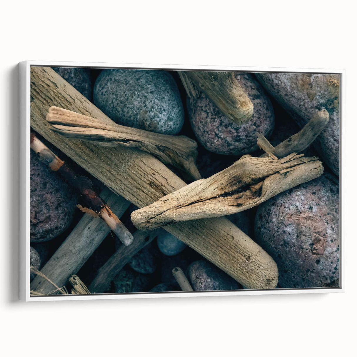 Vintage poster art of a European Lithuanian scenery in vibrant colors on a framed canvas, ideal for living room decor.