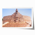 Rolled print of Yucatan scenery with lush greenery and floral elements, ideal for art wall dining room.