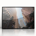 Large abstract wall art of a Brazilian landscape in muted earth tones on framed acrylic.