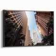 Black and white framed canvas of a Brazilian landscape, ideal for bedroom wall decor.