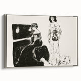 Expressionist Art: Monochrome Violin Concert in Modern Expressionism