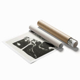 Expressionist Art: Monochrome Violin Concert in Modern Expressionism