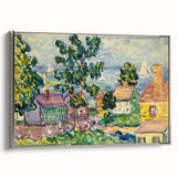 New England Coastal Village - Maurice Prendergast Impressionist Print