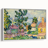 New England Coastal Village - Maurice Prendergast Impressionist Print