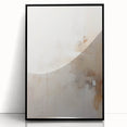 Contemporary Dining Art Pieces – Neutral Abstract Canvas Print
