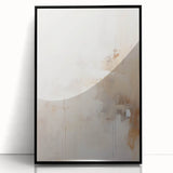 Contemporary Dining Art Pieces – Neutral Abstract Canvas Print