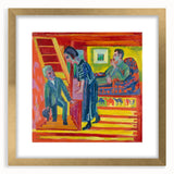 Expressionist Art: Vibrant Scene of Connection in Modern Expressionism