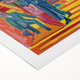 Expressionist Art: Vibrant Scene of Connection in Modern Expressionism