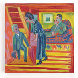 Expressionist Art: Vibrant Scene of Connection in Modern Expressionism