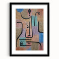 Modern Wall Art: Abstract Face in Earthy Tones – Contemporary Minimalist Decor