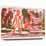 Abstract Expressionist Woodcut | Modern Expressionism Wall Art