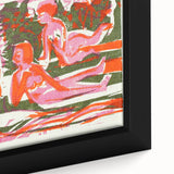 Abstract Expressionist Woodcut | Modern Expressionism Wall Art