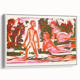 Abstract Expressionist Woodcut | Modern Expressionism Wall Art