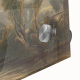 Romanticism Art: On the Thames - Emotional Landscape Canvas Print