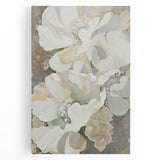 Abstract minimalist wall art on stretched canvas displaying soft pastel colors and geometric shapes, perfect for modern home decor and enhancing wall aesthetics.