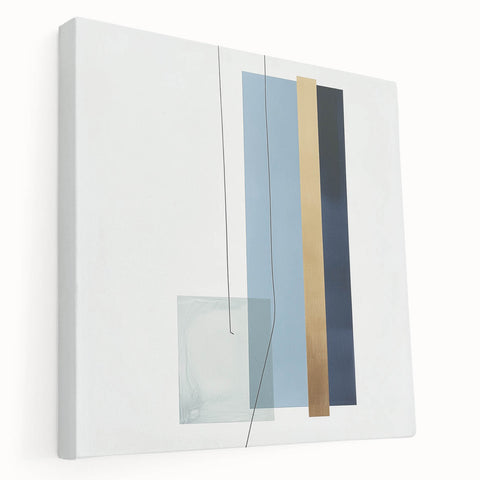 Geometric Abstract Wall Decor – Modern Minimalist Canvas Art