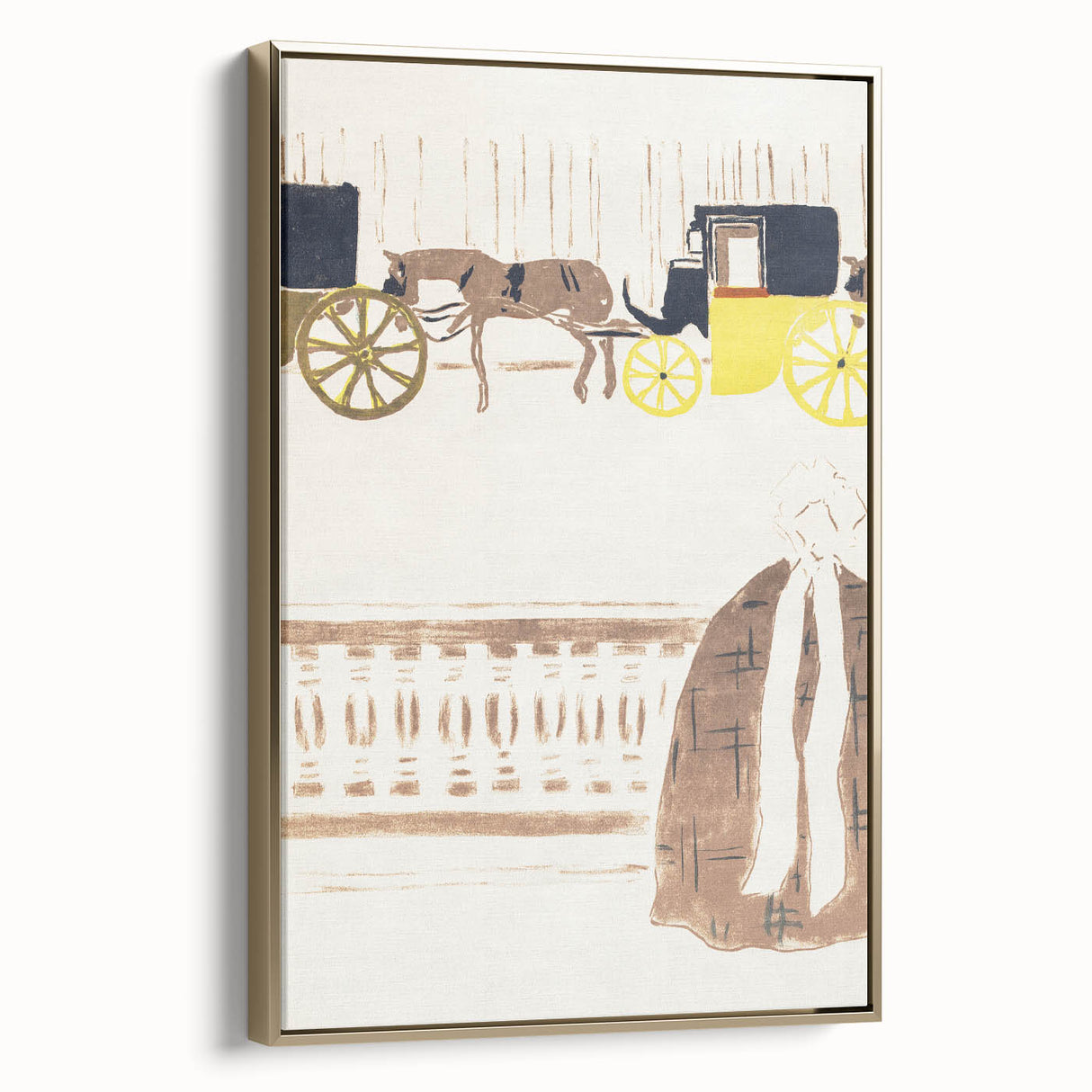 Nursemaids' Promenade - Impressionist Wall Art by Pierre Bonnard
