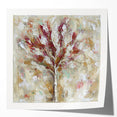 Abstract floral design printed on glossy paper, showcasing vibrant colors and intricate patterns, ideal for modern home decor and artistic displays.