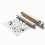 Expressionist Drawing - Three Horses | Contemporary Wall Art Print