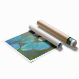 Claude Monet Water Lilies - Impressionist Wall Art Canvas Print