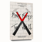 Pink Floyd The Wall 1980 Concert Poster - Nassau Coliseum