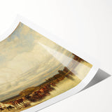 Romanticism Art: Cows Crossing a Ford by Jules Dupré - Classic Print