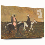 Expressionist Landscape - Three Riders | Modern Expressionism Wall Art