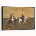 Expressionist Landscape - Three Riders | Modern Expressionism Wall Art