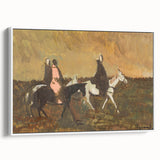 Expressionist Landscape - Three Riders | Modern Expressionism Wall Art