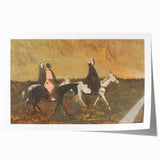 Expressionist Landscape - Three Riders | Modern Expressionism Wall Art